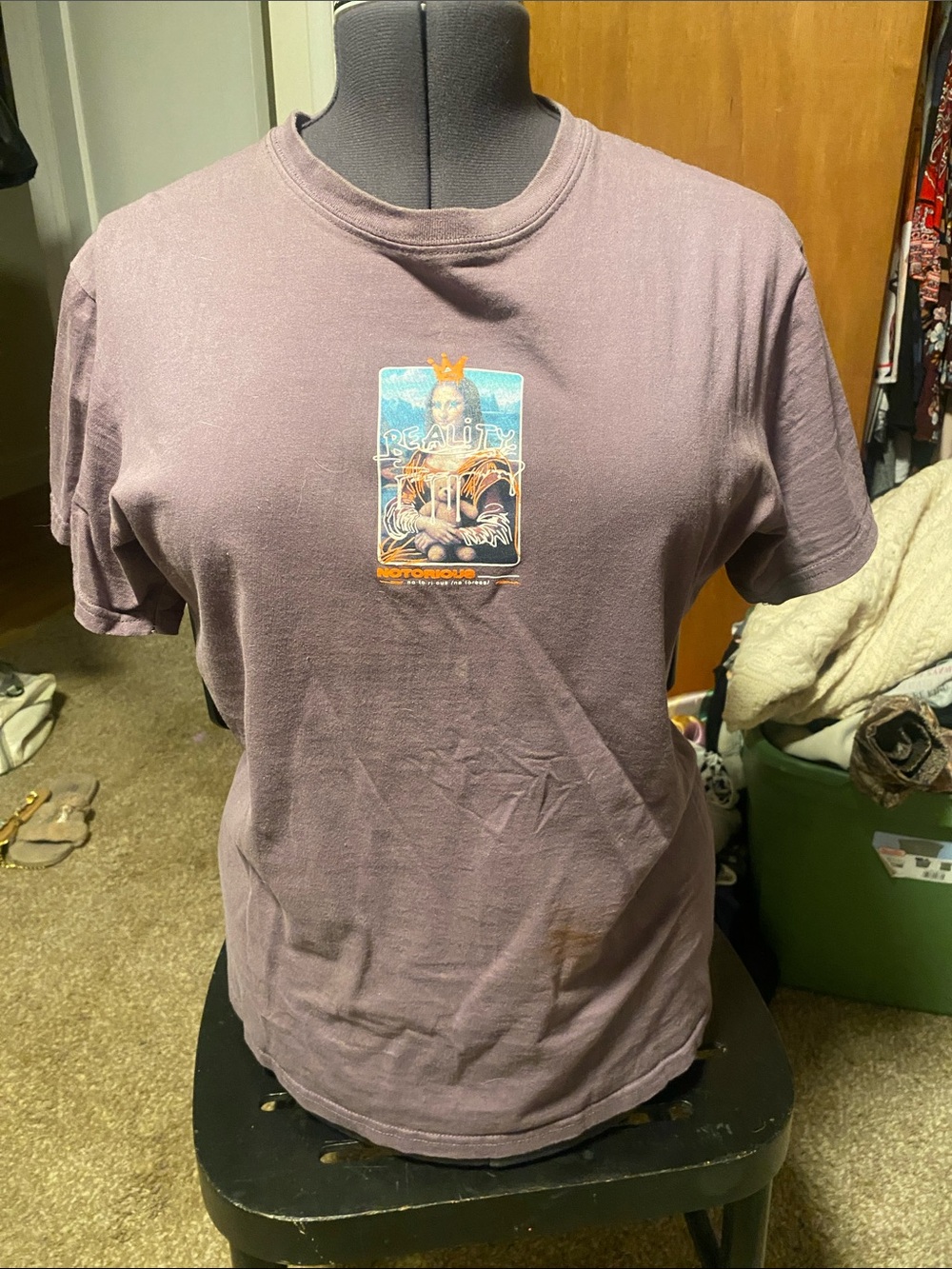 Men's Short Sleeve Graphic Tee in Dusty Lavender